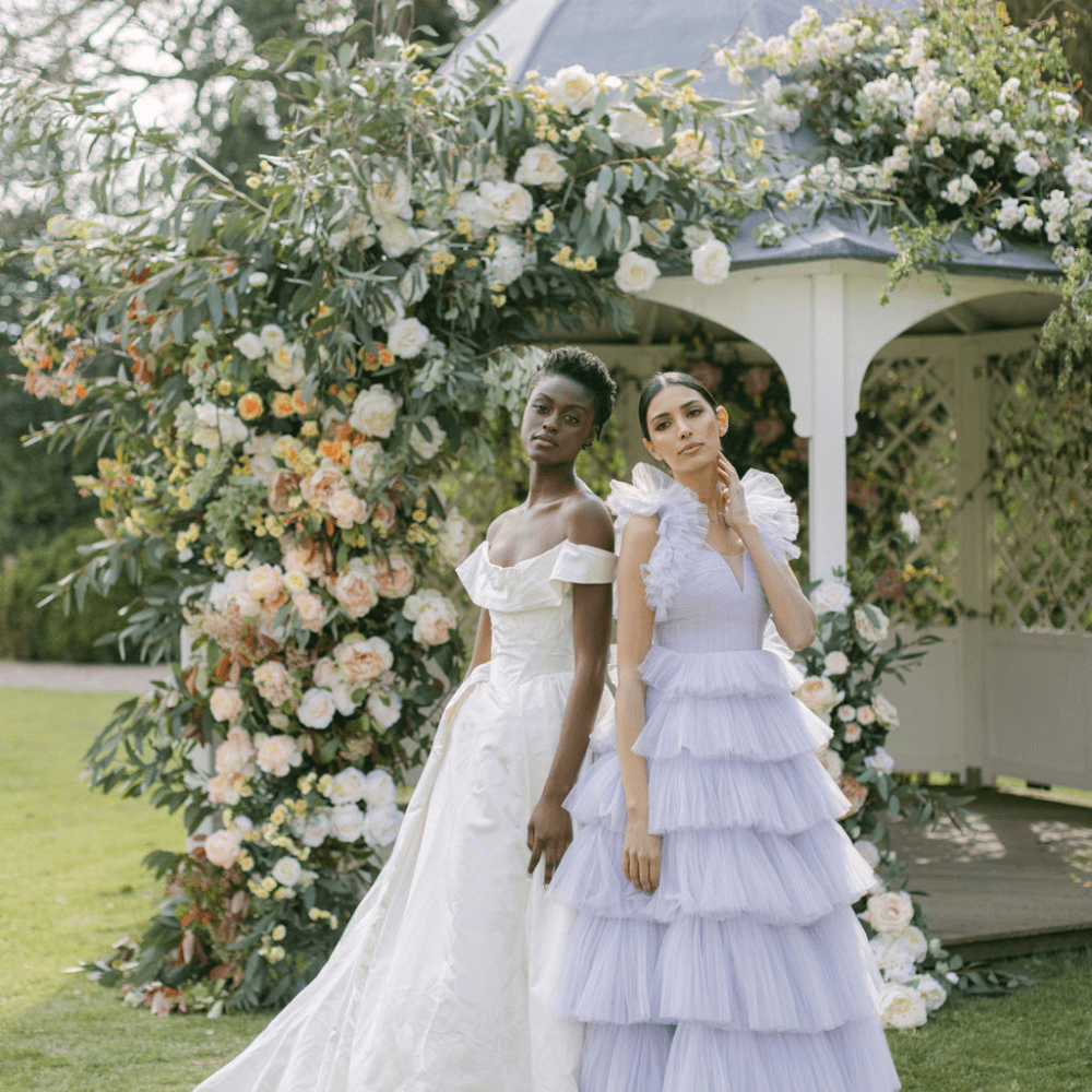 luxury wedding afro hair